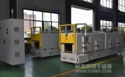 熱烈祝賀安徽航大智能科技有限公司與耐美特集團上海分公司成功簽約2臺新能源汽車電機產品涂膠后膠水固化熱套冷卻通道加熱隧道爐34萬元！